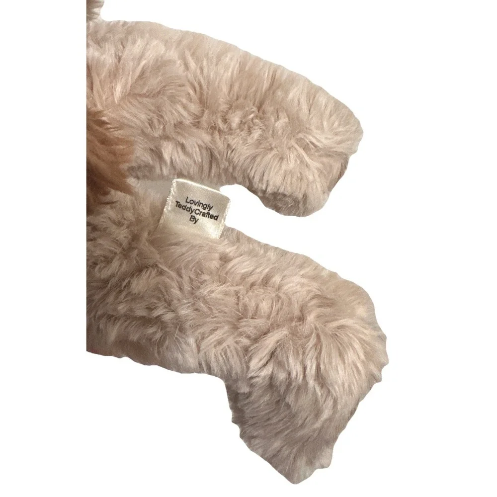 Teddy Crafters Vintage Dog Brown Tan Plush Stuffed‎ Animal